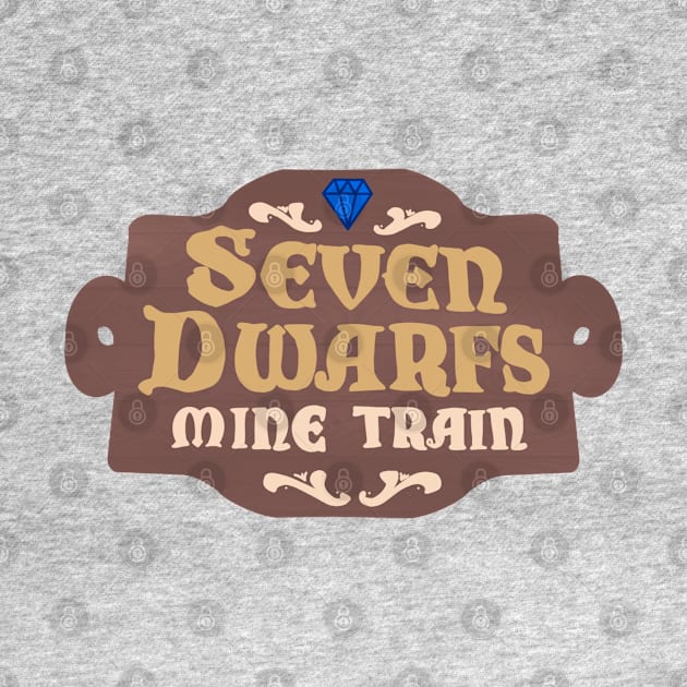 Seven dwarfs mine train by Hundred Acre Woods Designs